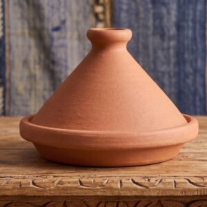 Amazigh Authentic Clay Tajine Traditional Unglazed Terracotta Tagine