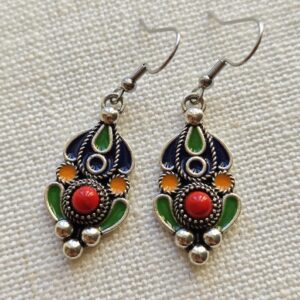 Amazigh Bijou berbère- ethnique- kabyle- boucles d Earrings