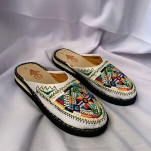 Berber Authentic Adouko Babouche Handmade Leather Babouche Shoes