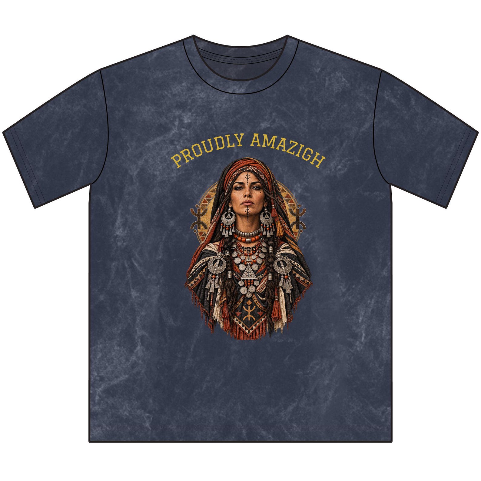 Berber Proudly Graphic Tee North African Heritage Shirt