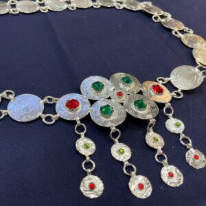 Berber Traditional Women’s s Silver-Plated Metal Ethnic Belt
