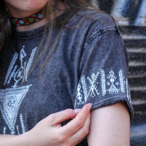 Amazigh Freedom and Generosity YAZ Handmade Cotton T-Shirt