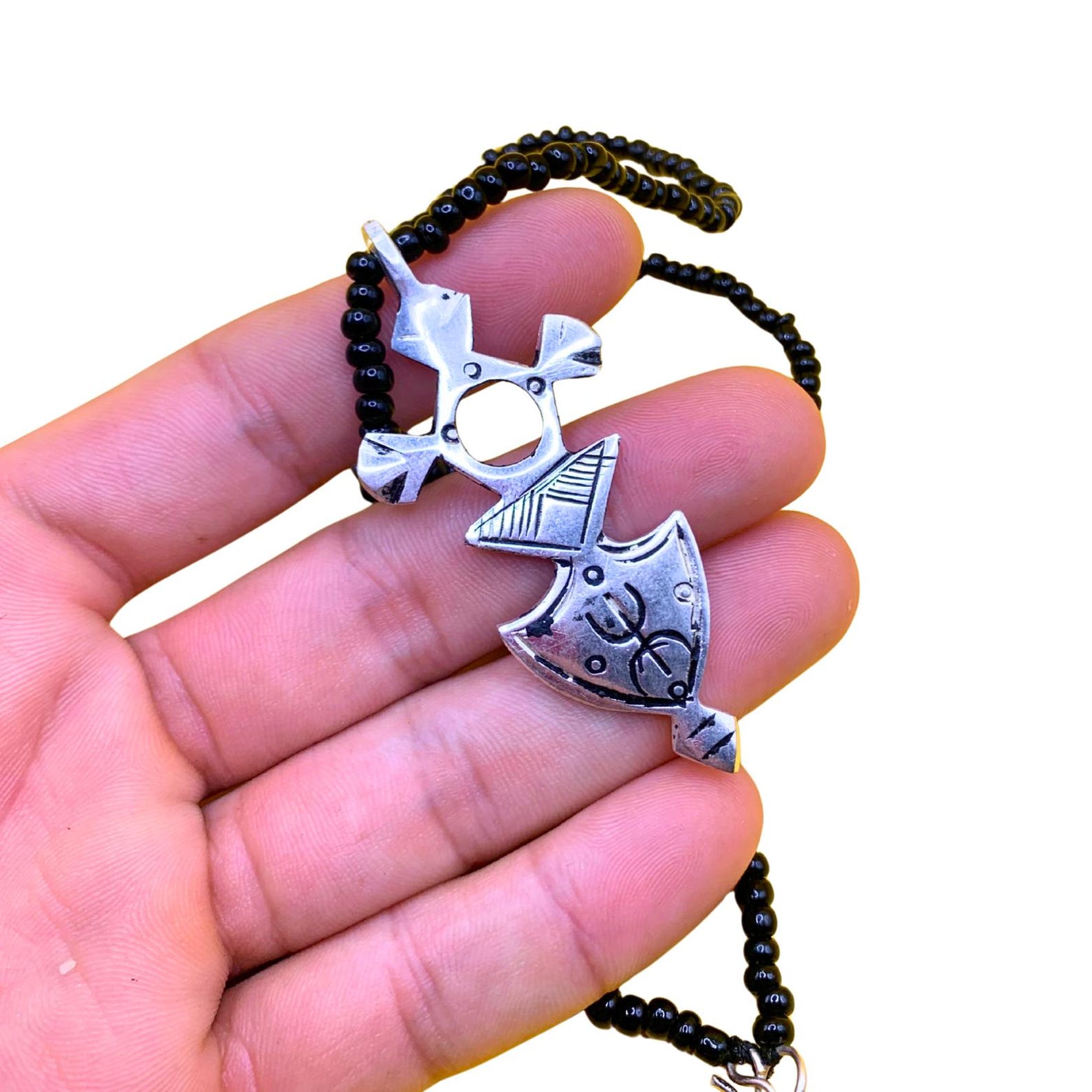 Amazigh Berber Tuareg Yaz Necklace Bracelet Earrings Jewelry Set