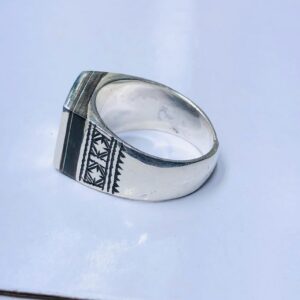 Handmade Amazigh Berber Tuareg Solid Silver Tribal Engraved Ring