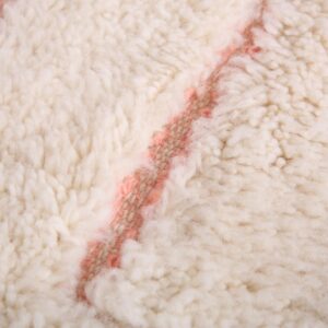 Custom Amazigh Berber Natural Wool Geometric Living Room Rug