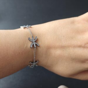 Amazigh YAZ Bracelet with signes in Tifinagh argenté