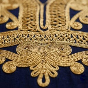 Berber Original Dress bleu gold caftan sea Kaftan