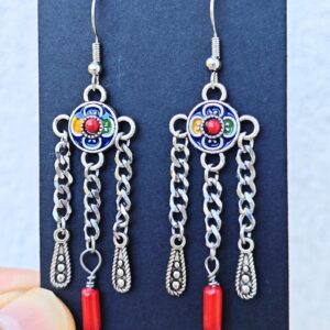 Amazigh Magnifiques boucles d oreilles kabyles métal Earrings