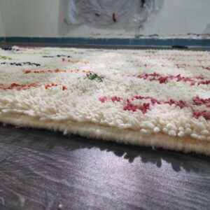 Berber Handmade Wool Colorful Tribal Carpet Boho Rug