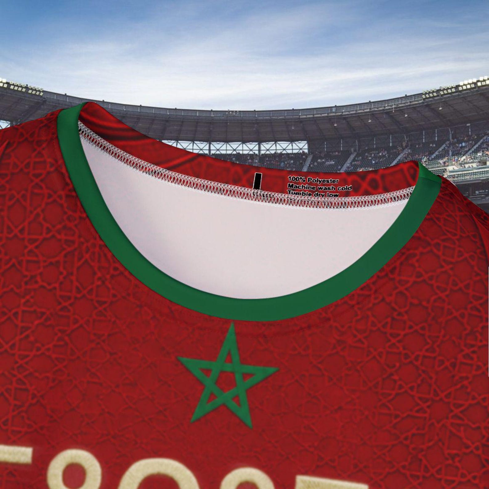 Personalized Amazigh Tamazight Tifinagh Custom Name Football T-Shirt