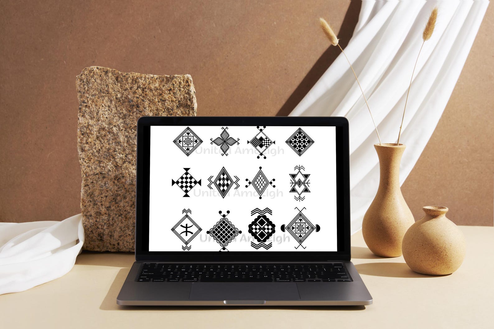 Berber Amazigh Kabyle Tattoo and Henna Pattern Digital Download