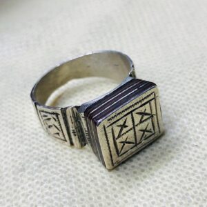 Amazigh Bague en argent Tribal Touareg Berbère Ring