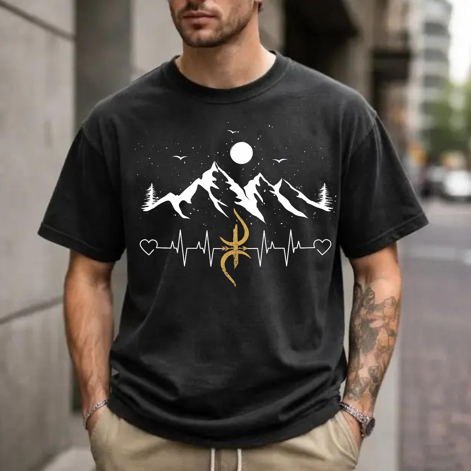 Berber Kabyle Tifinagh Amazigh Yaz Symbol Cultural Flag T-Shirt