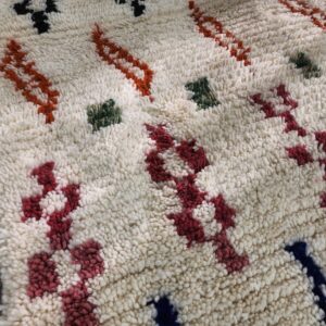 Berber Handmade Wool Colorful Tribal Carpet Boho Rug