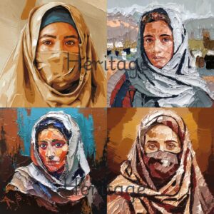Amazigh Berber Kabyle Tuareg Woman Sahara Digital Download Wall Art