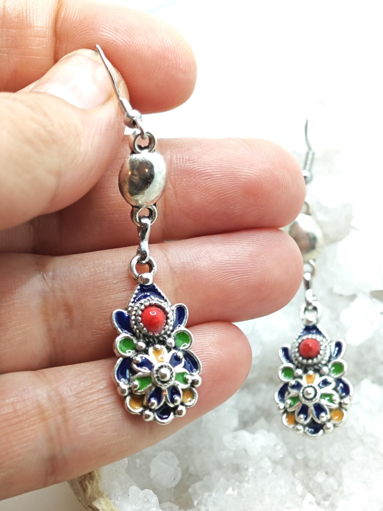 Amazigh Boucles d oreilles kabyles Bijou berbère- ethnique
