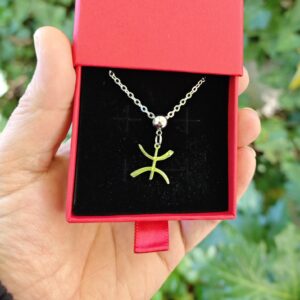 Amazigh Yaz Tifinagh Kabyle Stainless Steel Unisex Pendant Necklace