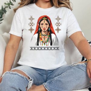 Amazigh Yaz Symbol Berber Kabyle Tifinagh Heritage Graphic T-Shirt