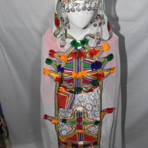 Berber Wedding Dress Caftan Headdress Burnouse Set Kaftan
