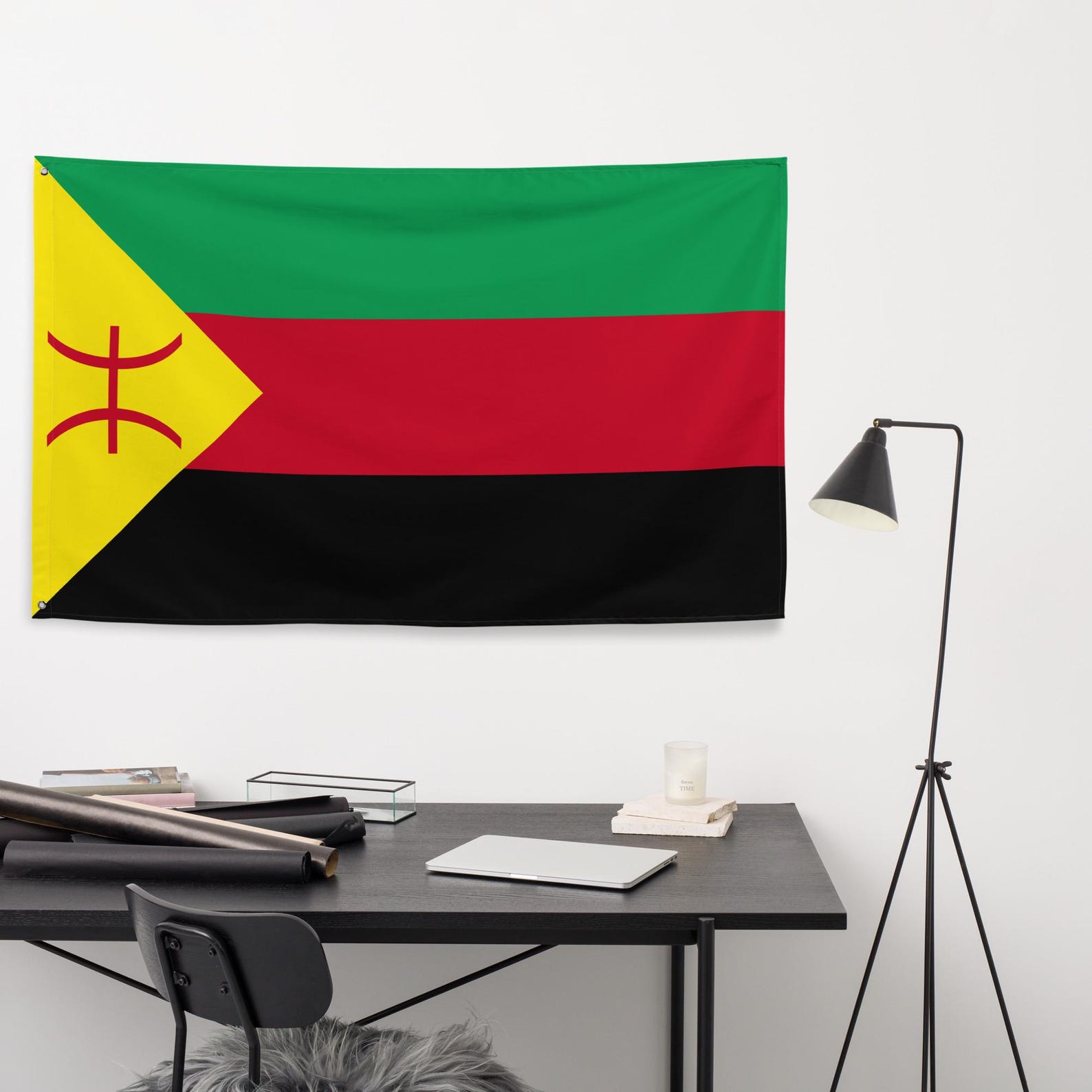 Amazigh Tuareg Flag 3x5 - Wall Art for Everyday Heritage Style Use