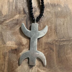 Berber Yaz Symbol Handmade Metal Stone Kette Necklace