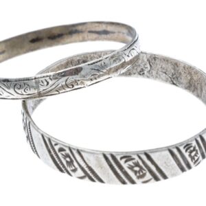 Berber Antique Silver Child Bracelet from Northern Jewelry Tradition