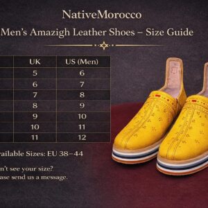 Berber Men’s Handmade Leather Babouche s Babouche Shoes