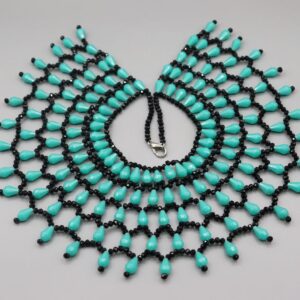 Amazigh Handmade Beaded Choker Tribal Ethnic Jewelry Necklace
