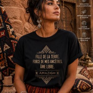 Berber Tee Tamazight Heritage T-Shirt Indigenous North Shirt