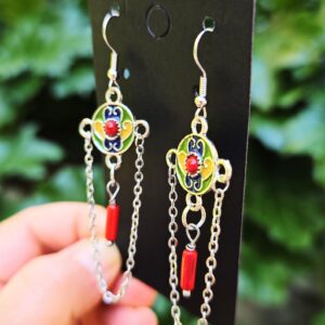 Amazigh Magnifiques boucles d oreilles kabyles métal Earrings