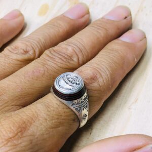 Amazigh Handmade Solid Silver Touareg Engraved Tribal Ring