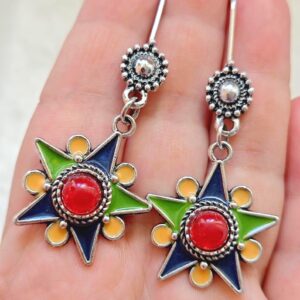 Amazigh Boucles d oreilles kabyles Bijou berbère- Earrings