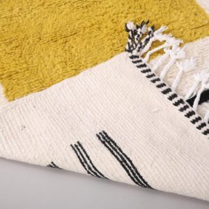Berber Custom Wool Geometric Neutral Living Room Rug