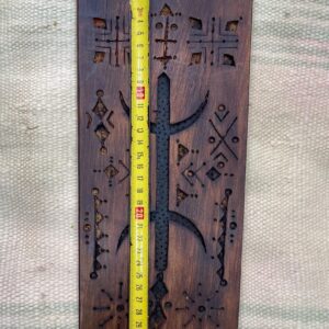 Berber Hand Carved Wooden Symbol Wall Art Decor