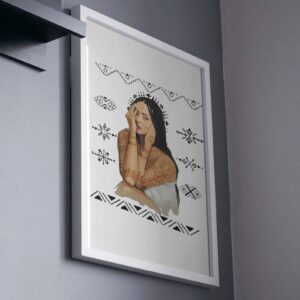 Amazigh Berber Kabyle Woman Symbol Poster PNG Digital Download
