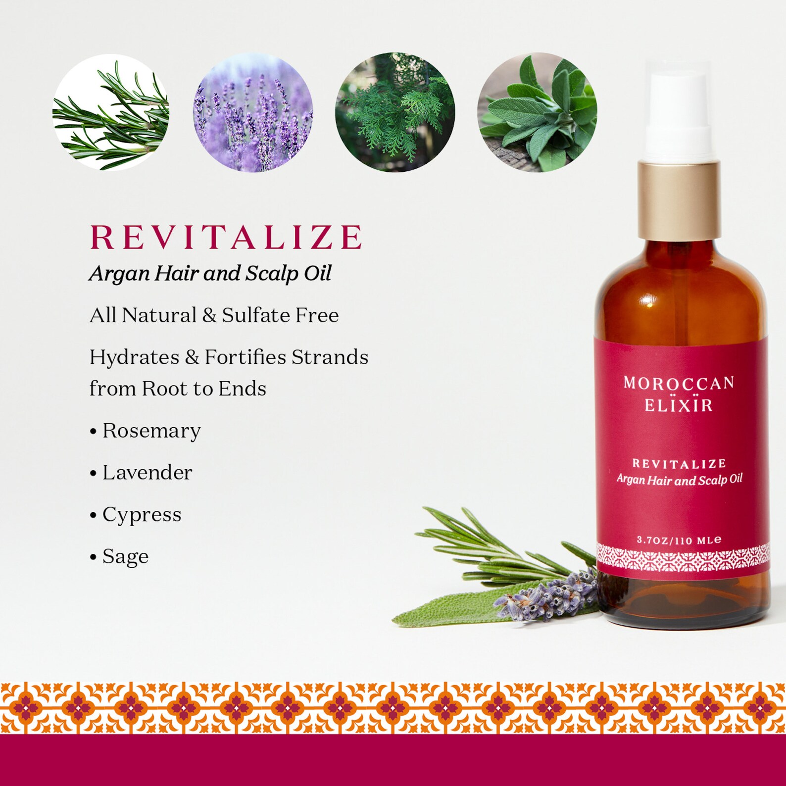 Berber REVITALIZE Argan Hair and Scalp Oil - Argan Oil