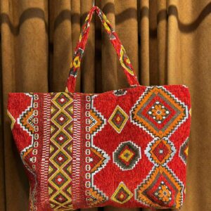 Berber Woven Tote Handmade Boho Shoulder Ethnic Bag