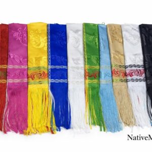 Berber Handmade Traditional Qṭib Head Wrap Cream Scarf
