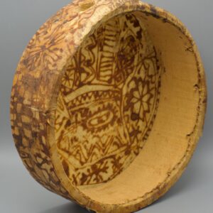 Berber Bendir Drum Hand-Painted Hamsa Hand Leather Wooden