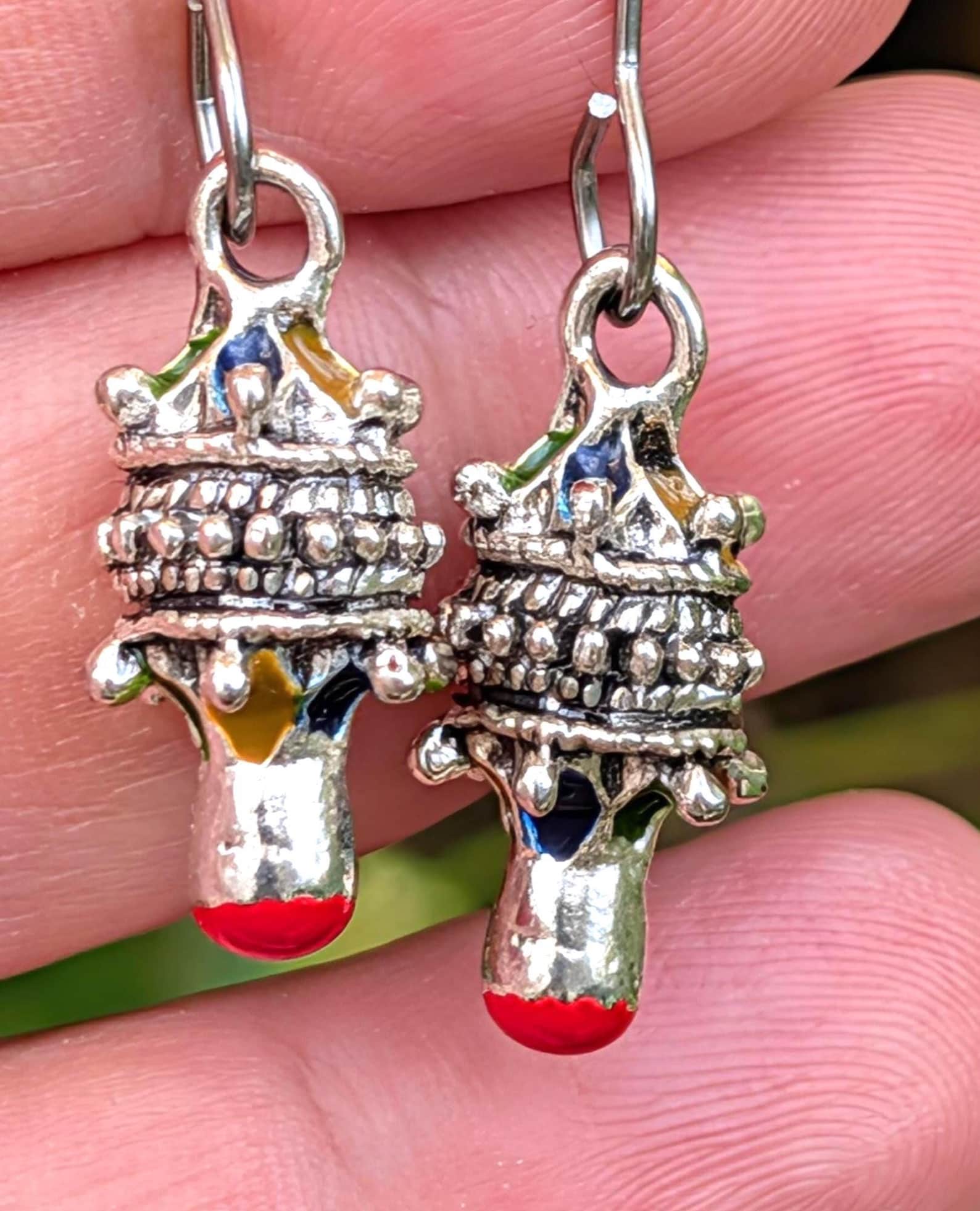 Amazigh Boucles d oreilles femme- kabyle berbère traditionnelle