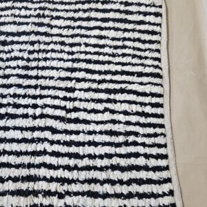 Berber Handwoven Maroccan Authentic Wool Carpet Geometric Rug