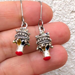 Amazigh Boucles d oreilles femme- kabyle berbère traditionnelle