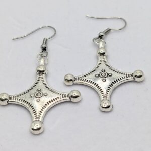 Amazigh Boucles d oreilles femme berbère croix Earrings