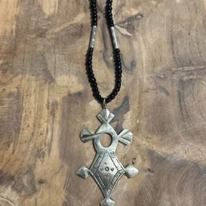 Amazigh Handmade Metal and Stone Distinctive Necklace Halskette