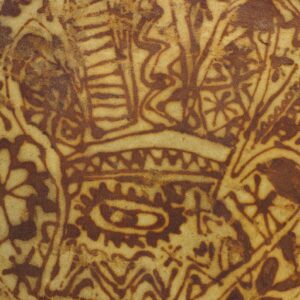 Berber Bendir Drum Hand-Painted Hamsa Hand Leather Wooden