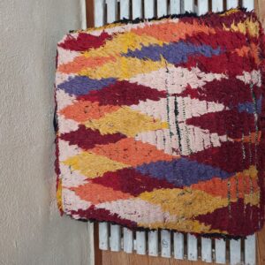 Amazigh Handmade hand Pouf Cover for Home Decor