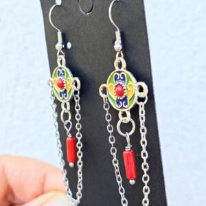 Amazigh Magnifiques boucles d oreilles kabyles métal Earrings