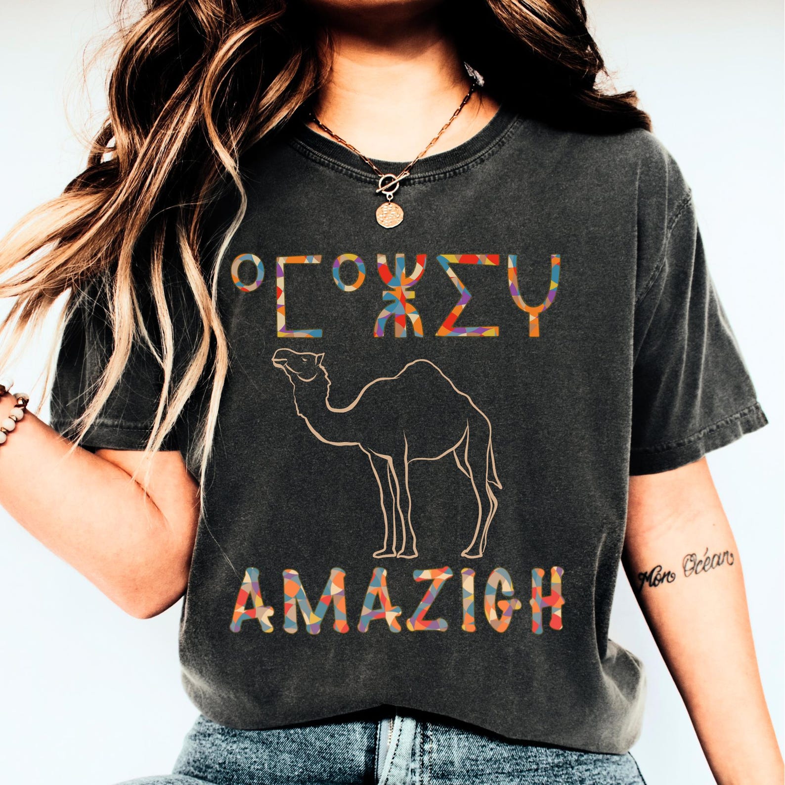 Berber Dress. TShirt & Women.. Yaz Symbol Shirt. Tattoo. Tattoo. Shirt