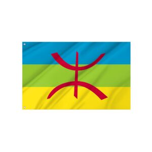 Berber North African Symbol Flag Made Europe Double