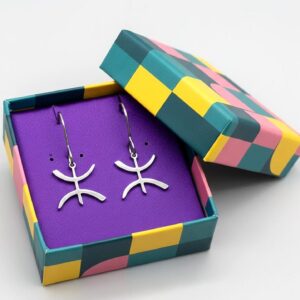 Amazigh YAZ Tifinagh Stainless Steel Earrings Adaptation Boucles